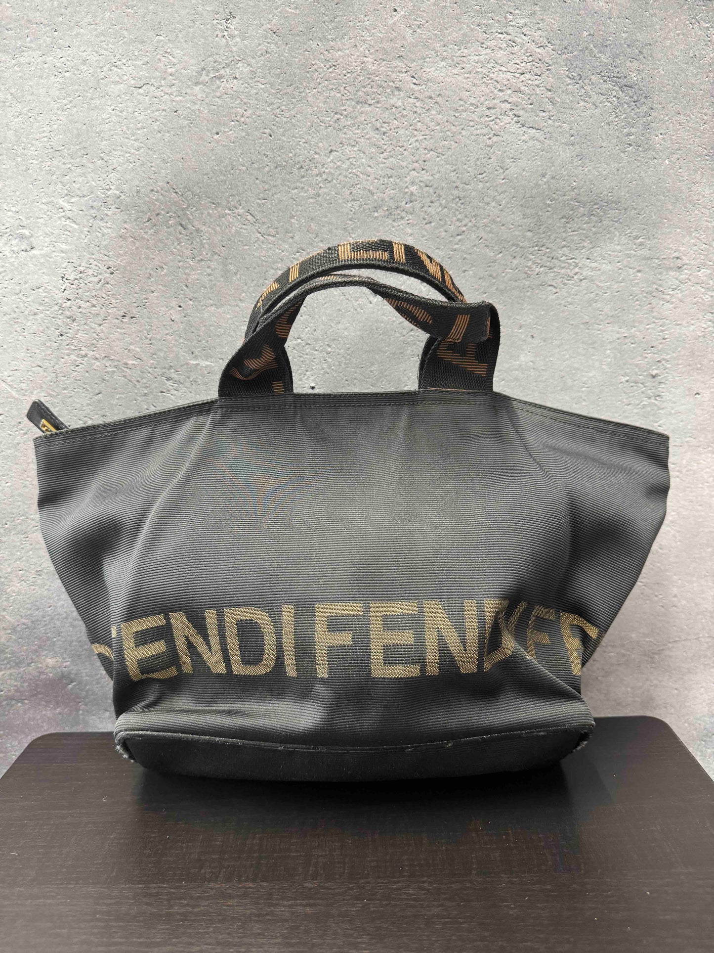 Fendi  Nylon Tote Bag Black RE57816600