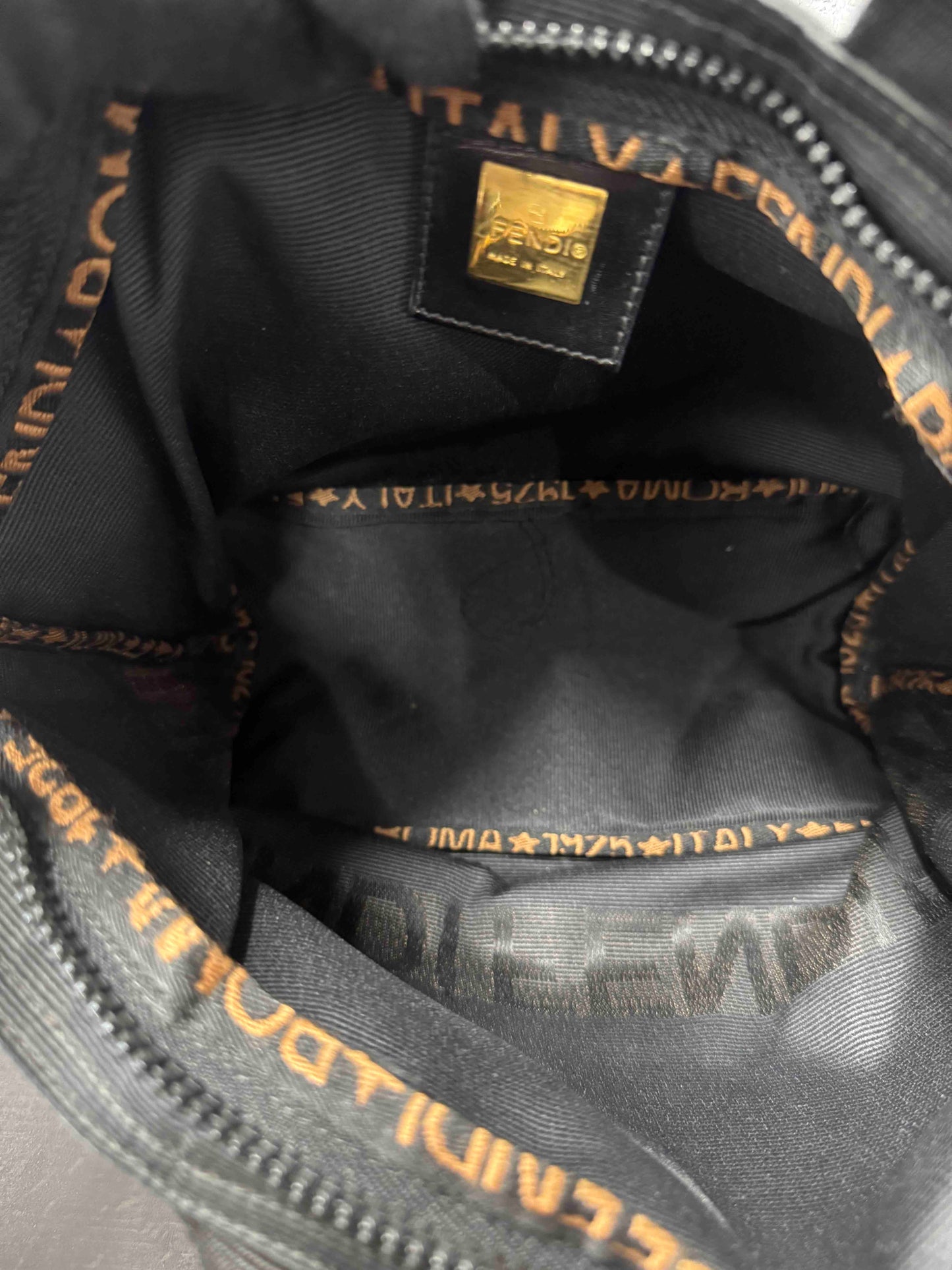 Fendi  Nylon Tote Bag Black RE57816600