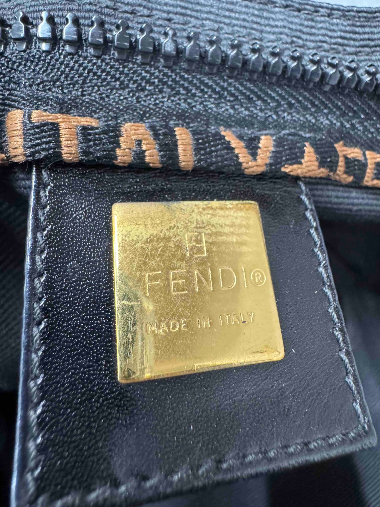 Fendi  Nylon Tote Bag Black RE57816600
