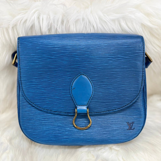 Louis Vuitton Epi Saint Cloud Crossbody Blue Bag