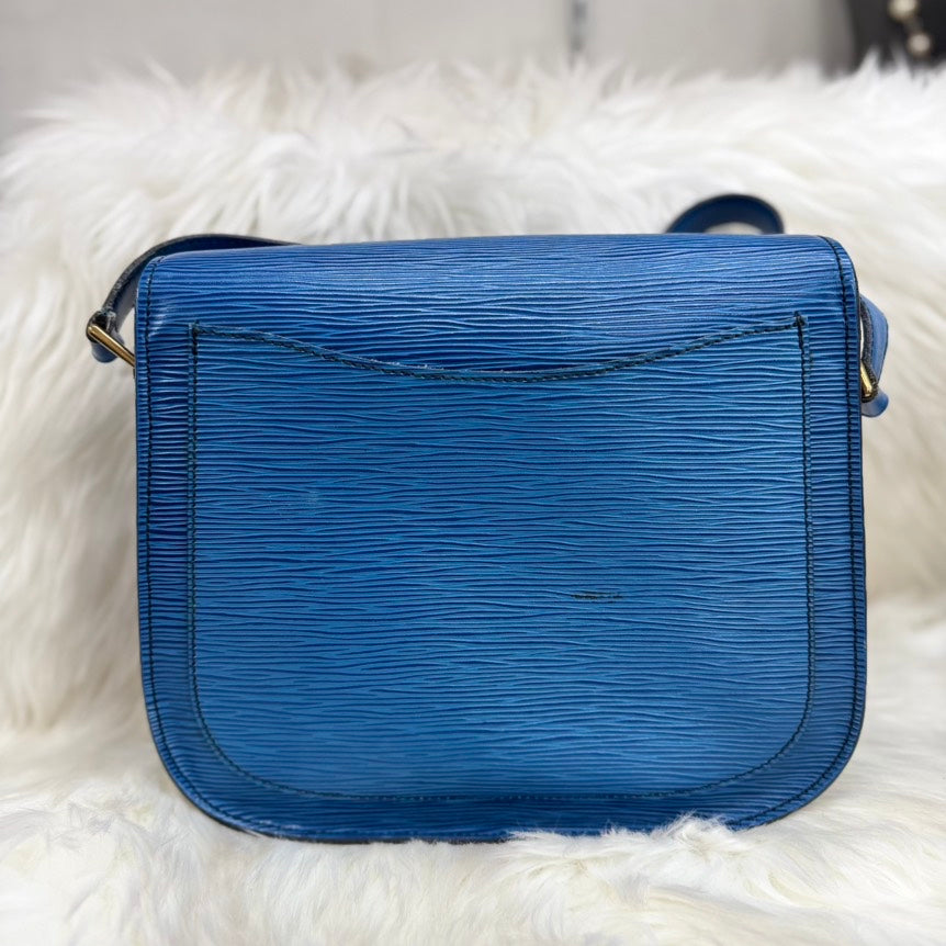 Louis Vuitton Epi Saint Cloud Crossbody Blue Bag