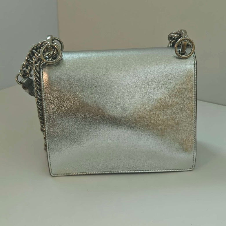 Fendi Kani Silver Shoulder Bag – Stylish Designer Handbag