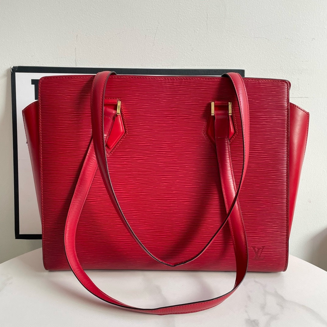 ?? Louis Vuitton Epi Leather Tote Bag (1998) #13403