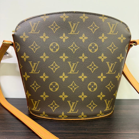 Louis Vuitton Monogram Drouot Crossbody Brown Bag A Rank?LB114166