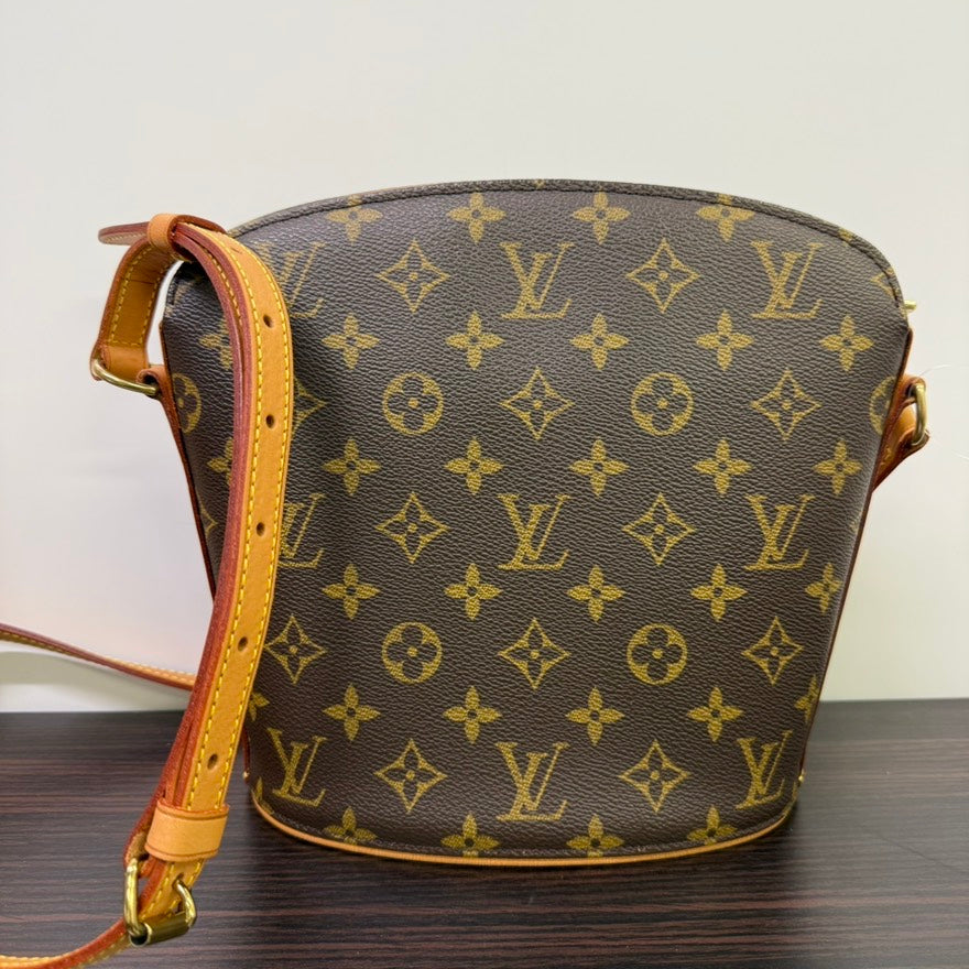 Louis Vuitton Monogram Drouot Crossbody Brown Bag A Rank?LB114166