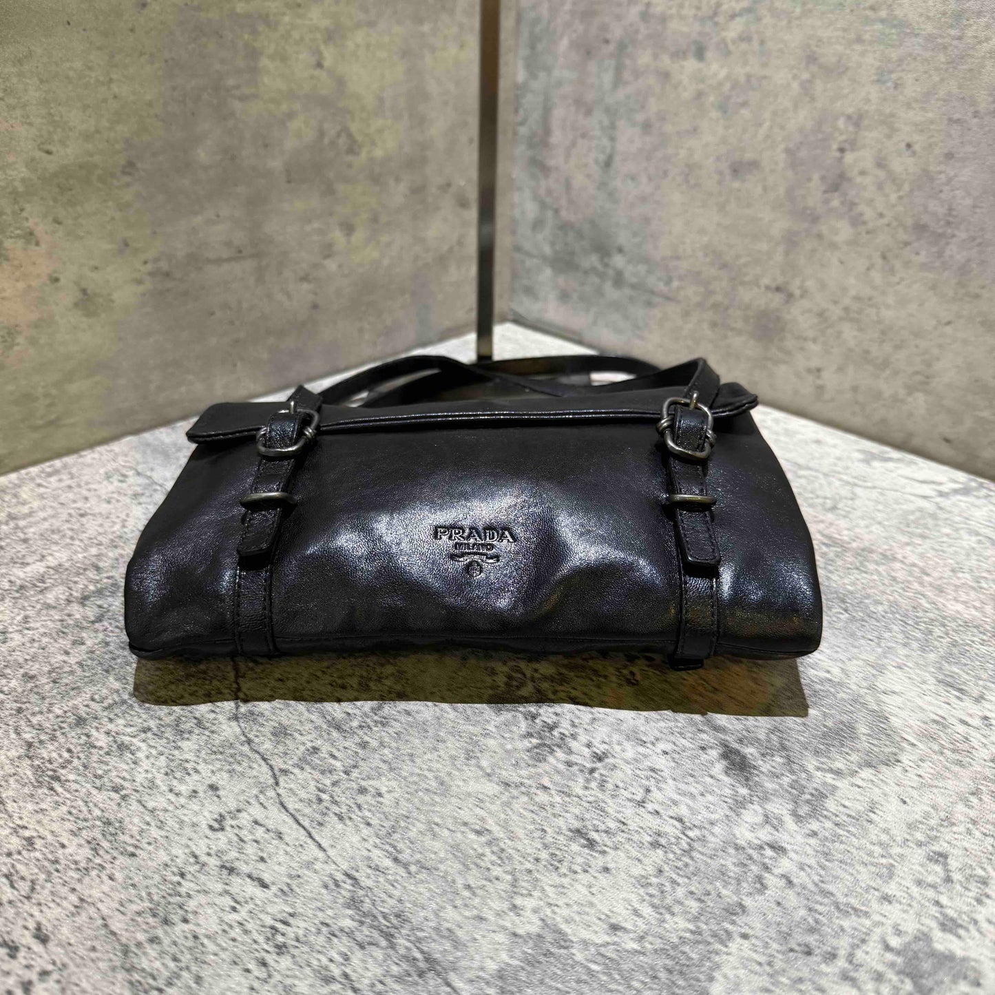 ??? Prada full leather cutie bag