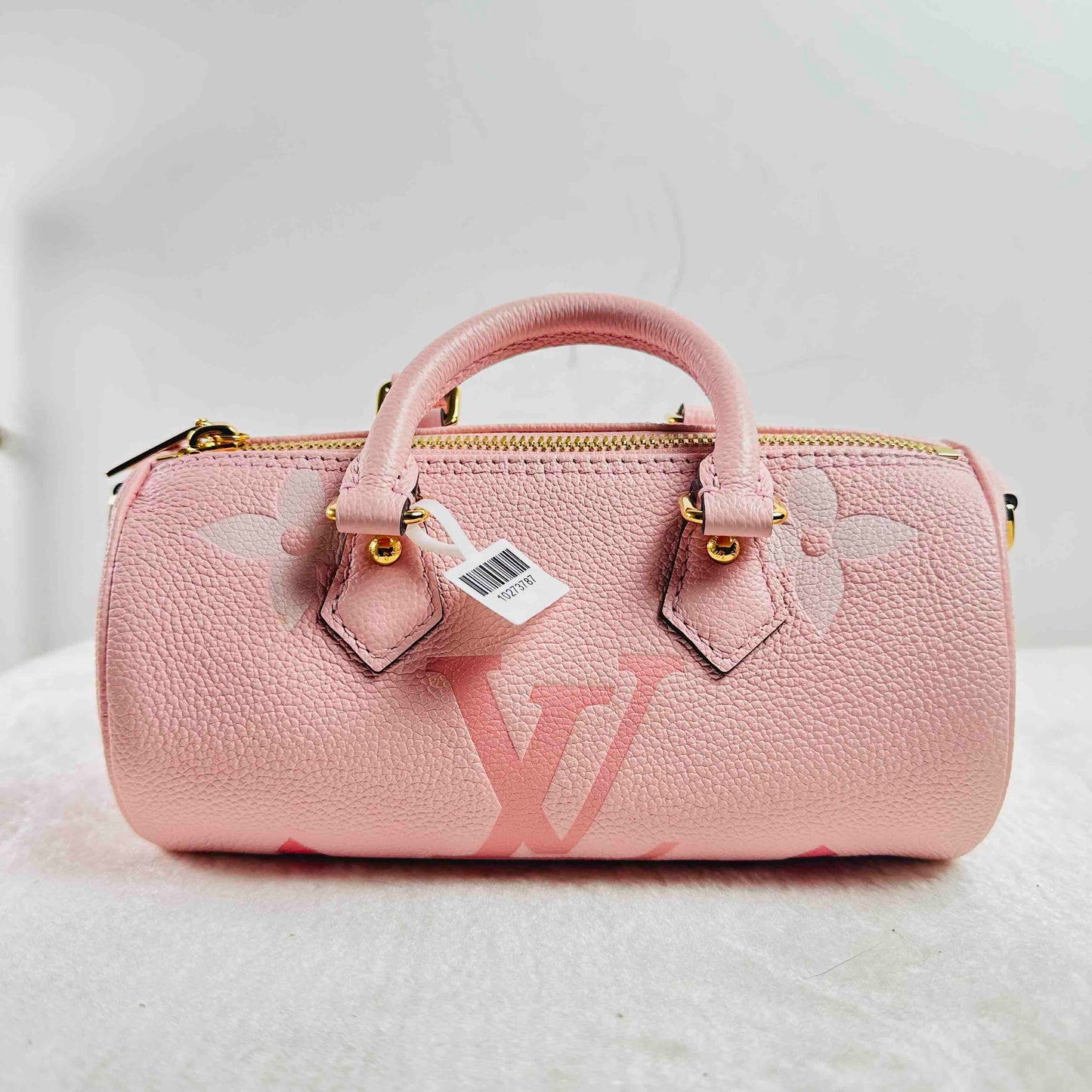 TT!  Louis Vuitton BJ11021L05011500 Papillon Pink Cowhide Handbag ShoulderBag