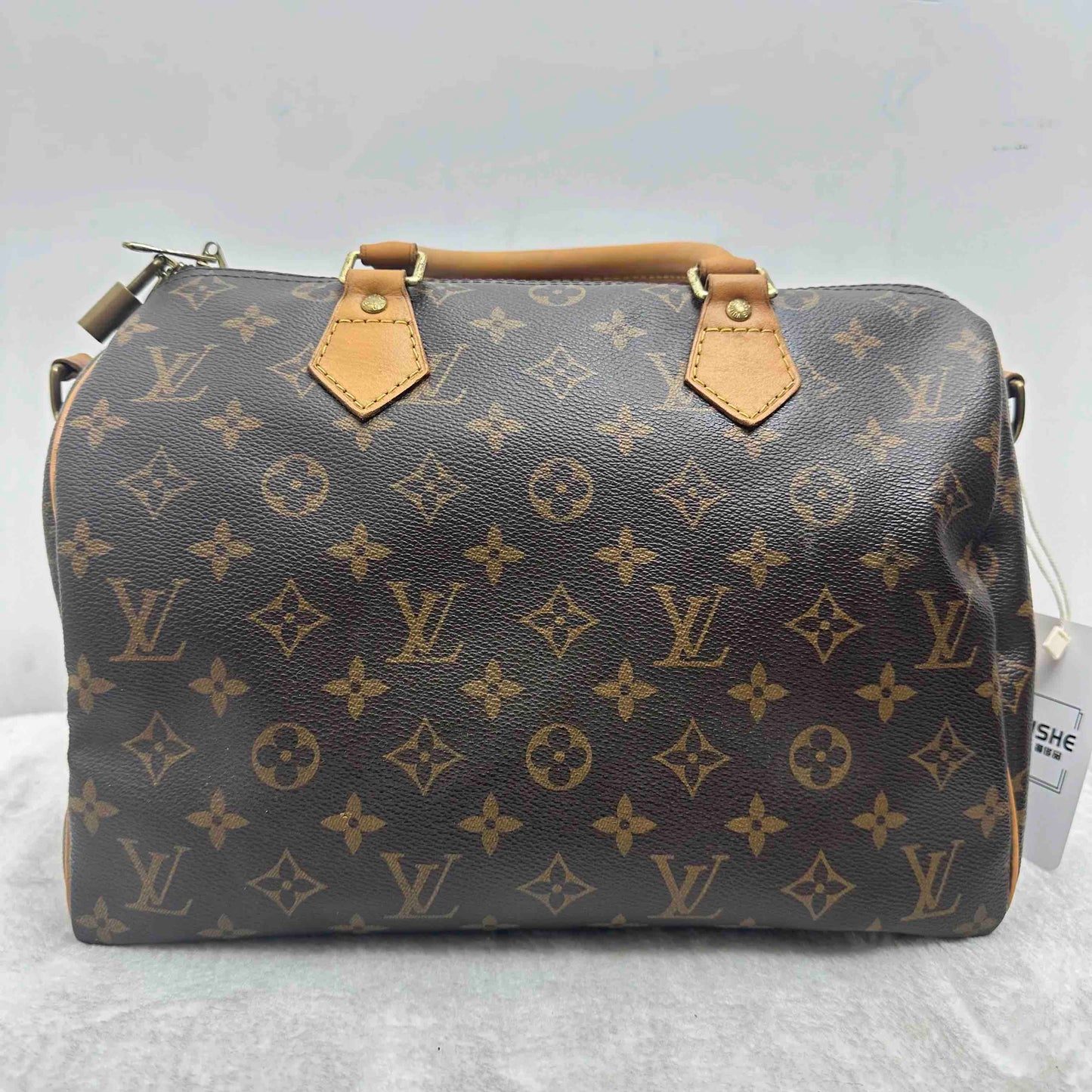 TT!  Louis Vuitton BJ1101204085 Speedy 30 Monogram Canvas with strap Handbag Shoulder Bag