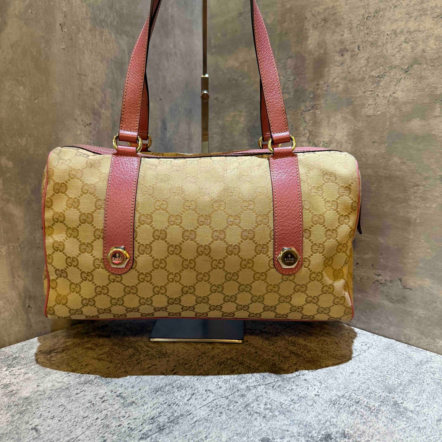 ??? Gucci monogram Boston bag