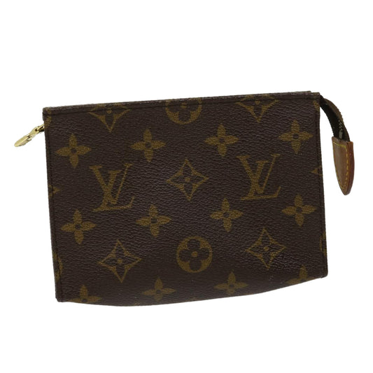 LOUIS VUITTON Monogram Poche Toilette 15 Cosmetics Pouch M47546 LV rd2553