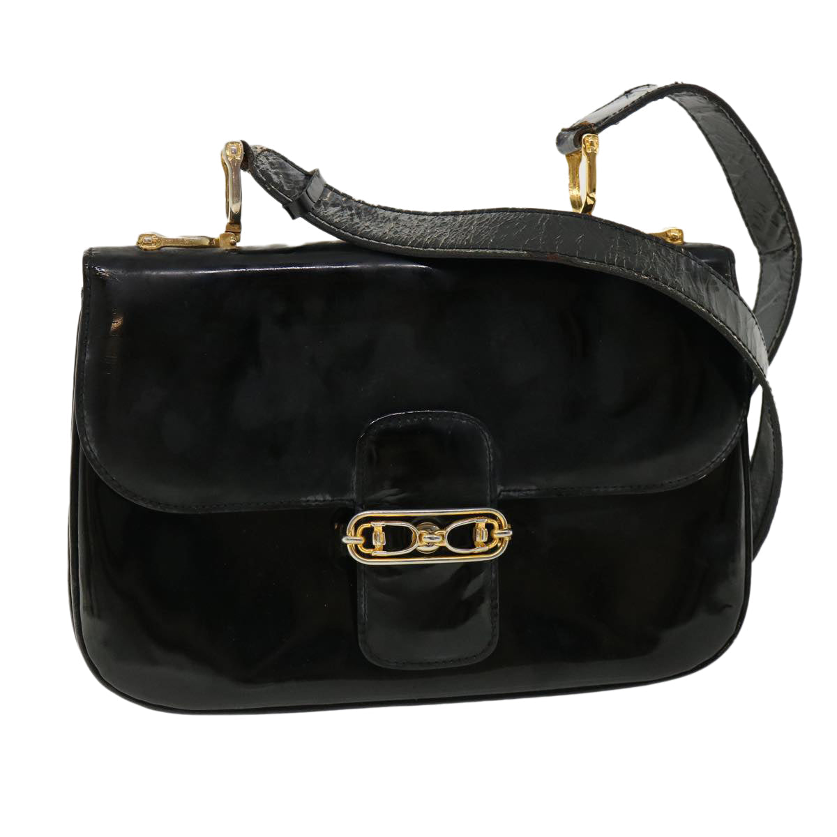 Luxury CELINE Shoulder Bag Leather Black  rd3015