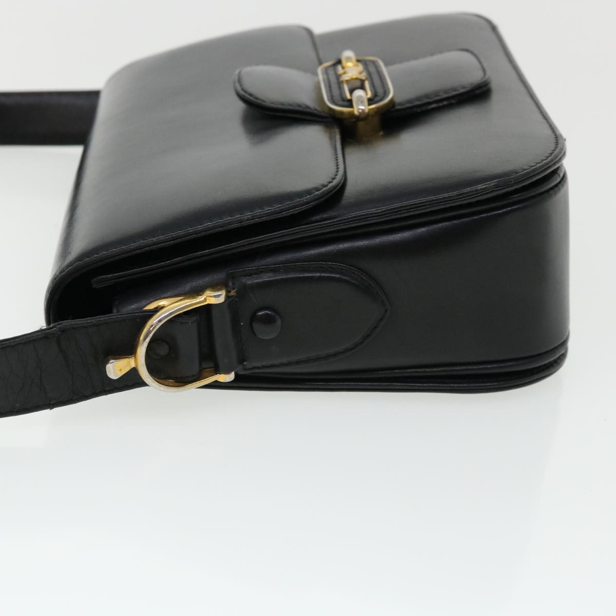 Luxury CELINE Shoulder Bag Leather Black  rd3515