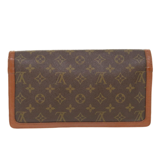 LOUIS VUITTON Monogram Pochette Dam Clutch Bag LV Auth rd4335