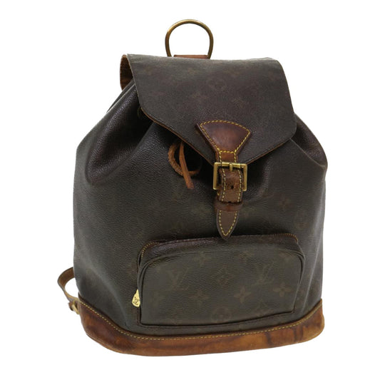 LOUIS VUITTON Monogram Montsouris MM Backpack M51136 LV Auth rd4445