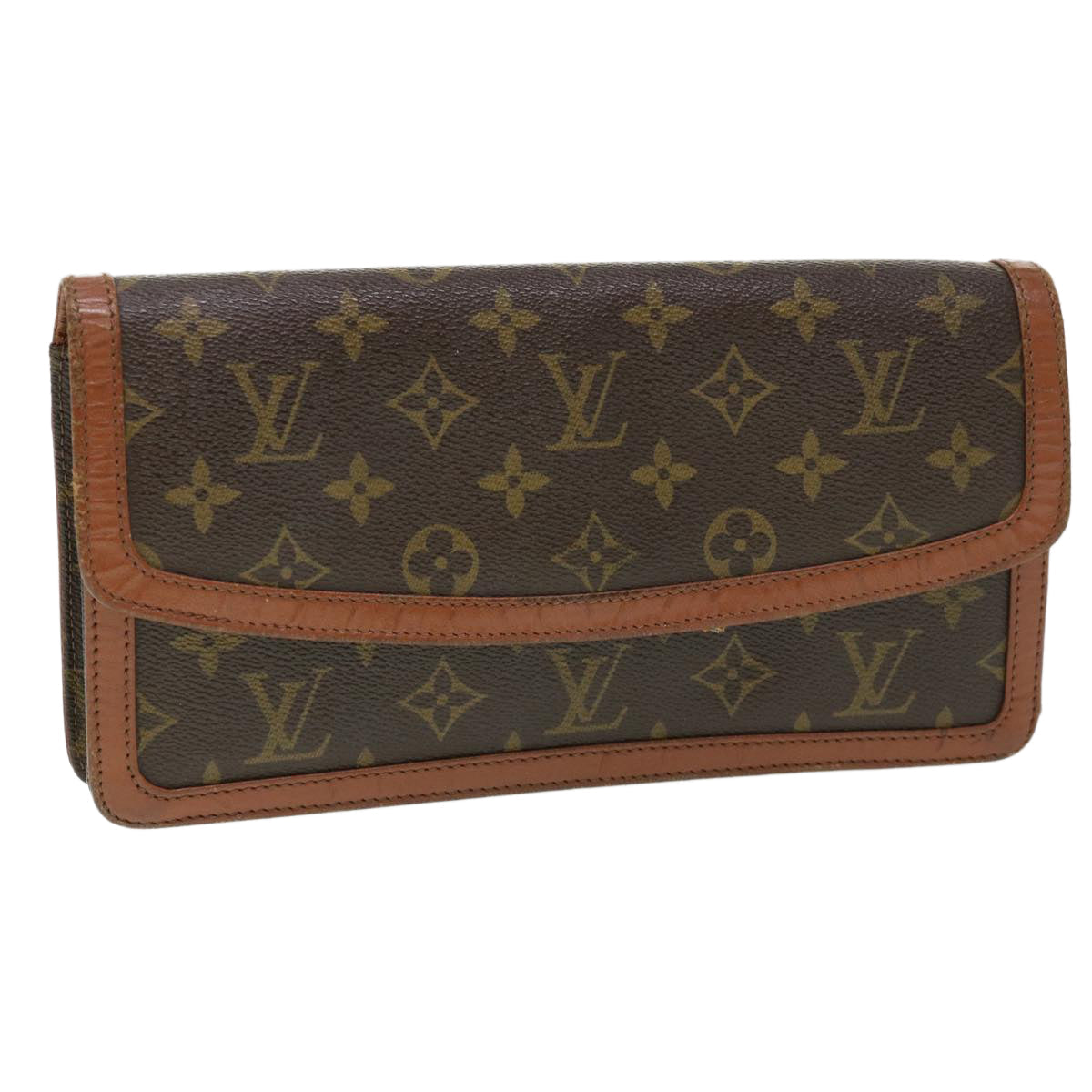 LOUIS VUITTON Monogram Pochette Dam PM Clutch Bag LV rd4540