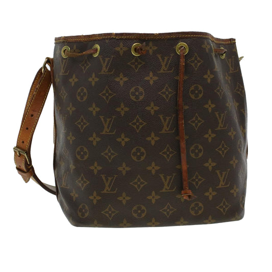 LOUIS VUITTON Monogram Petit Noe Shoulder Bag M42226 LV Auth rd5120