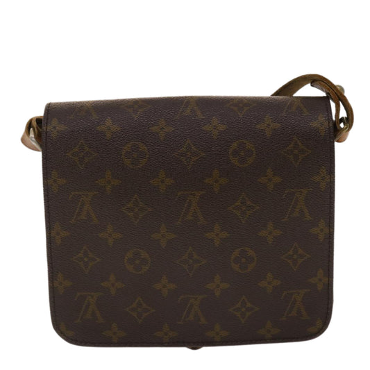LOUIS VUITTON Monogram Cartouchiere MM Shoulder Bag   M51253 Auth rd5576