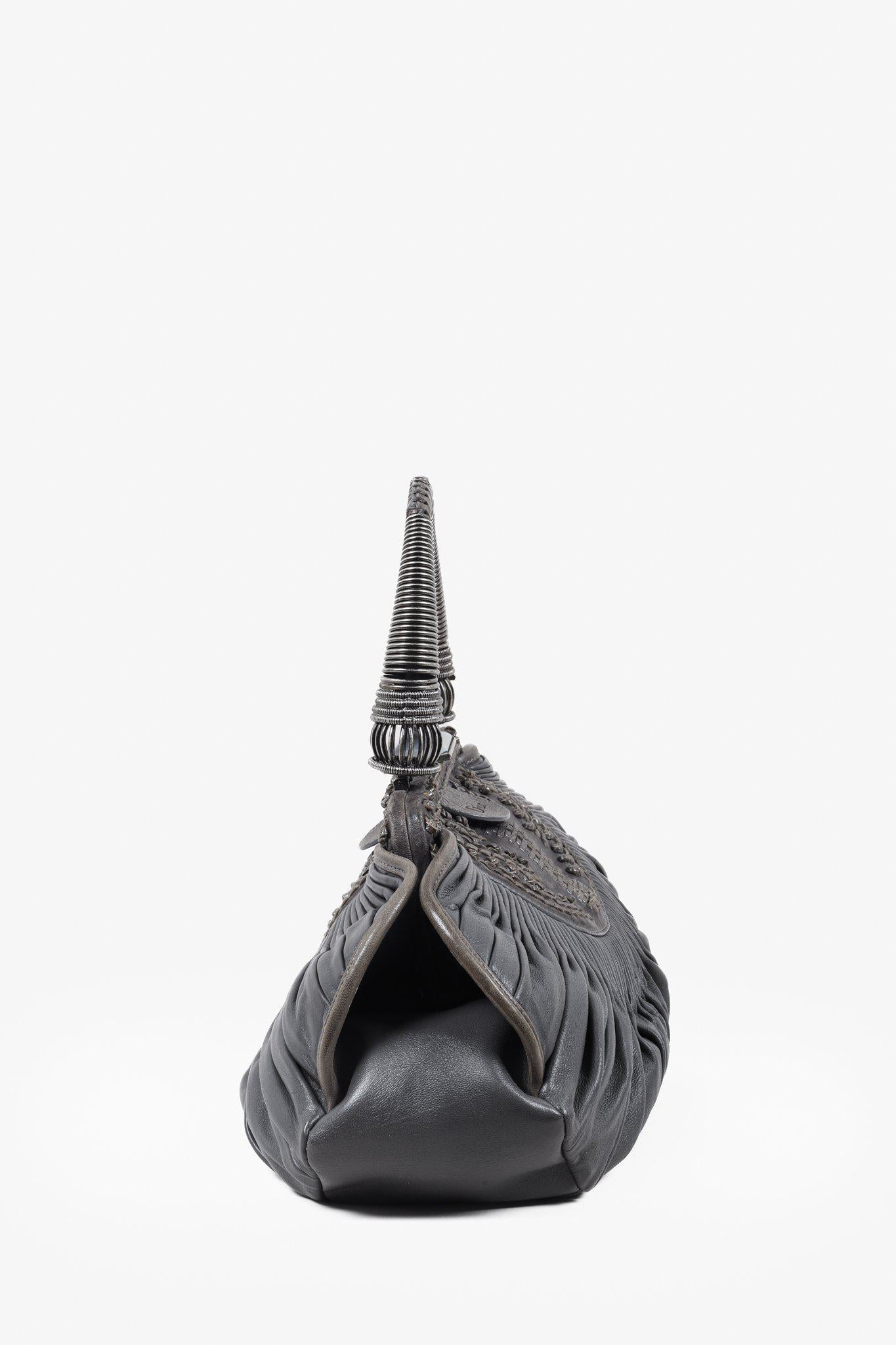 Dior Lou Nylon Leather Mini Shoulder Bag