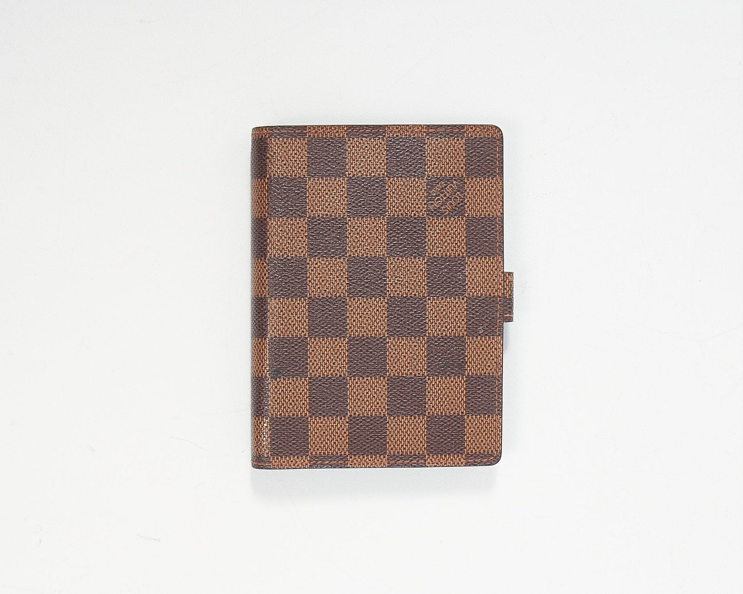 Louis Vuitton Damier Ebene Small Ring Agenda Cover
