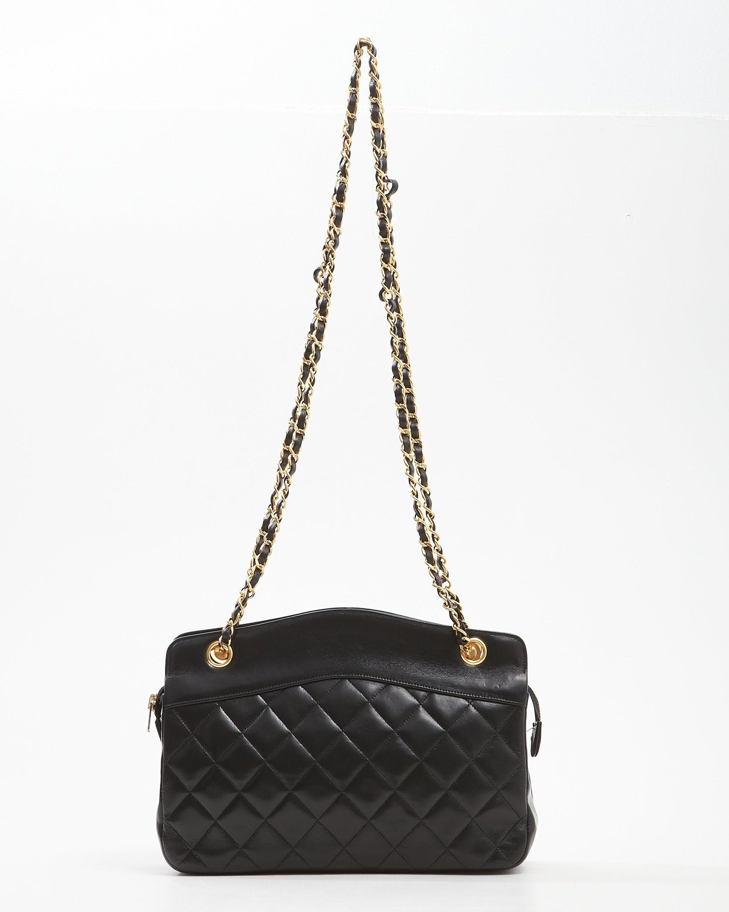 Chanel Black   Lambskin 24K GHW Chain Bag