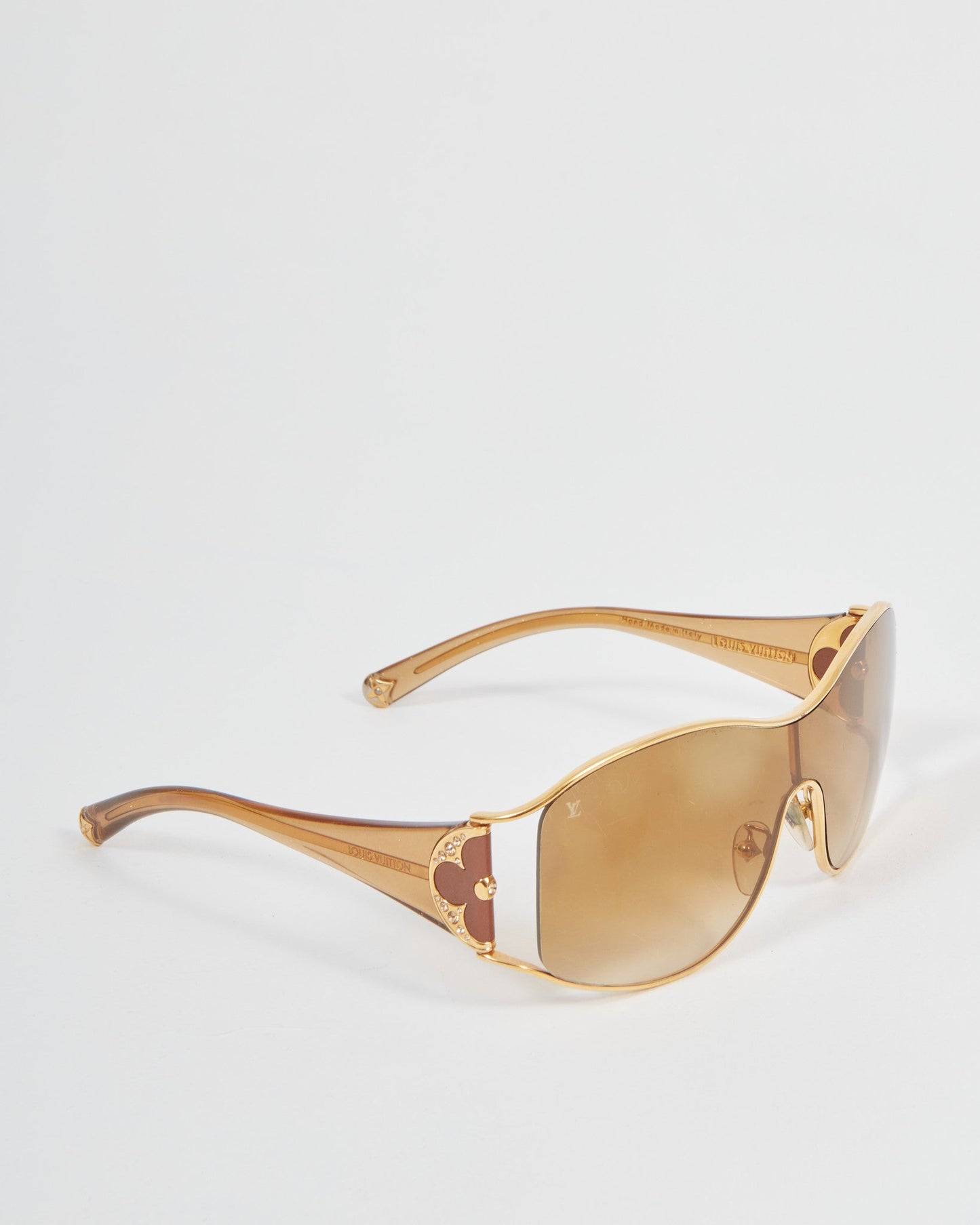 Louis Vuitton Brown Lense Signature M1060 Sunglasses