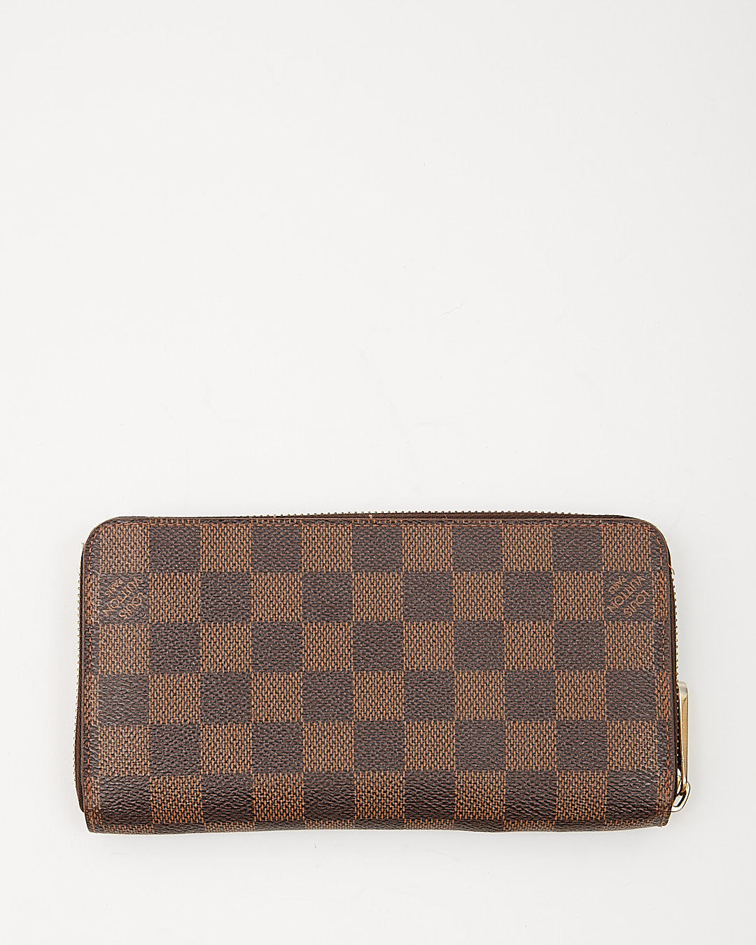 Louis Vuitton Damier Ebene Canvas Zippy Wallet