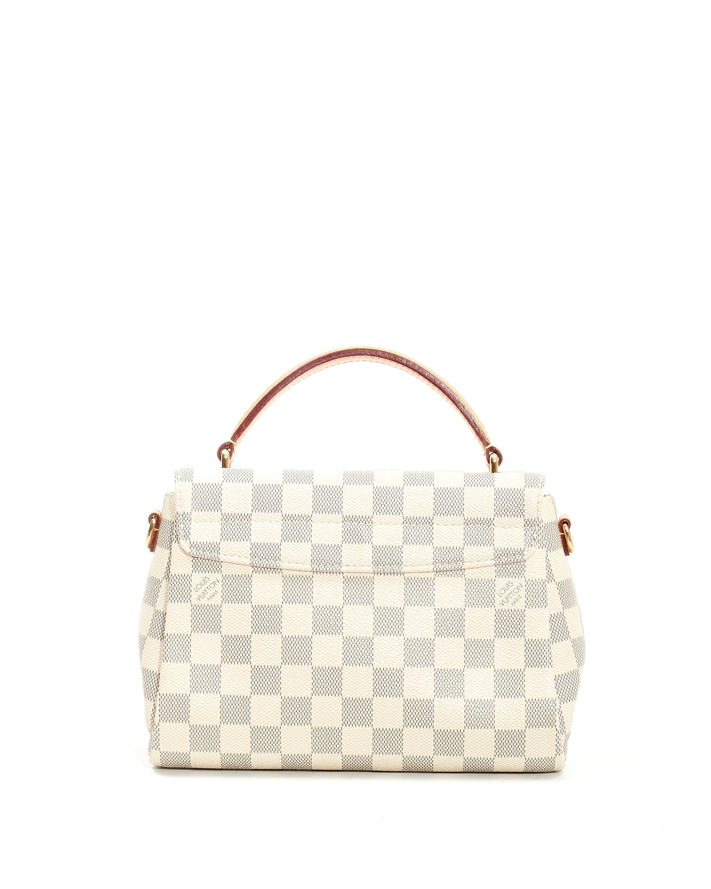 Louis Vuitton Damier Azur Canvas Croisette Bag w/ no tassle
