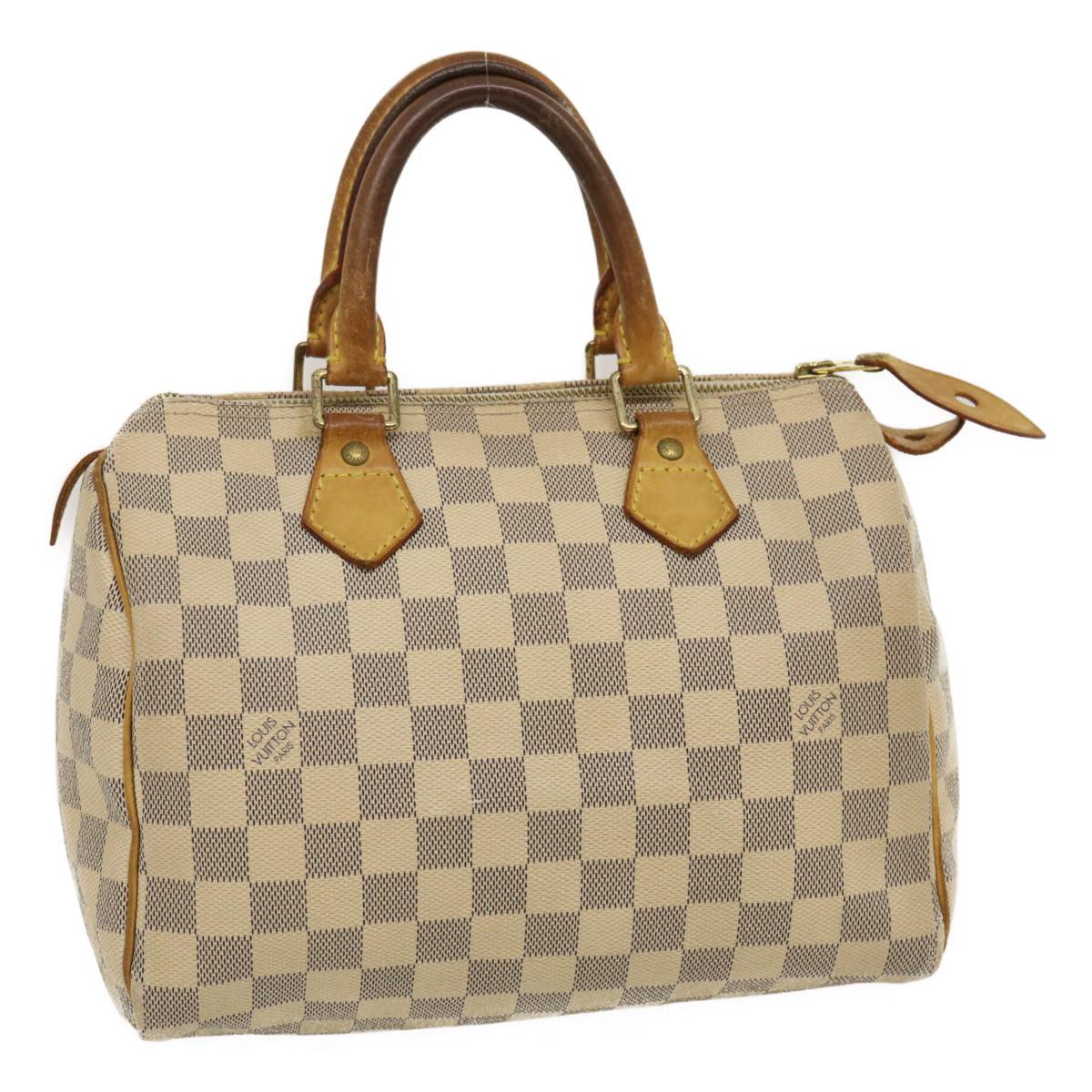 LOUIS VUITTON Damier Azur Speedy 25 Hand Bag N41534 LV Auth rh110