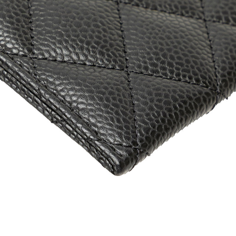 Chanel Classic Card Case Caviar Leather Card Case Handbag