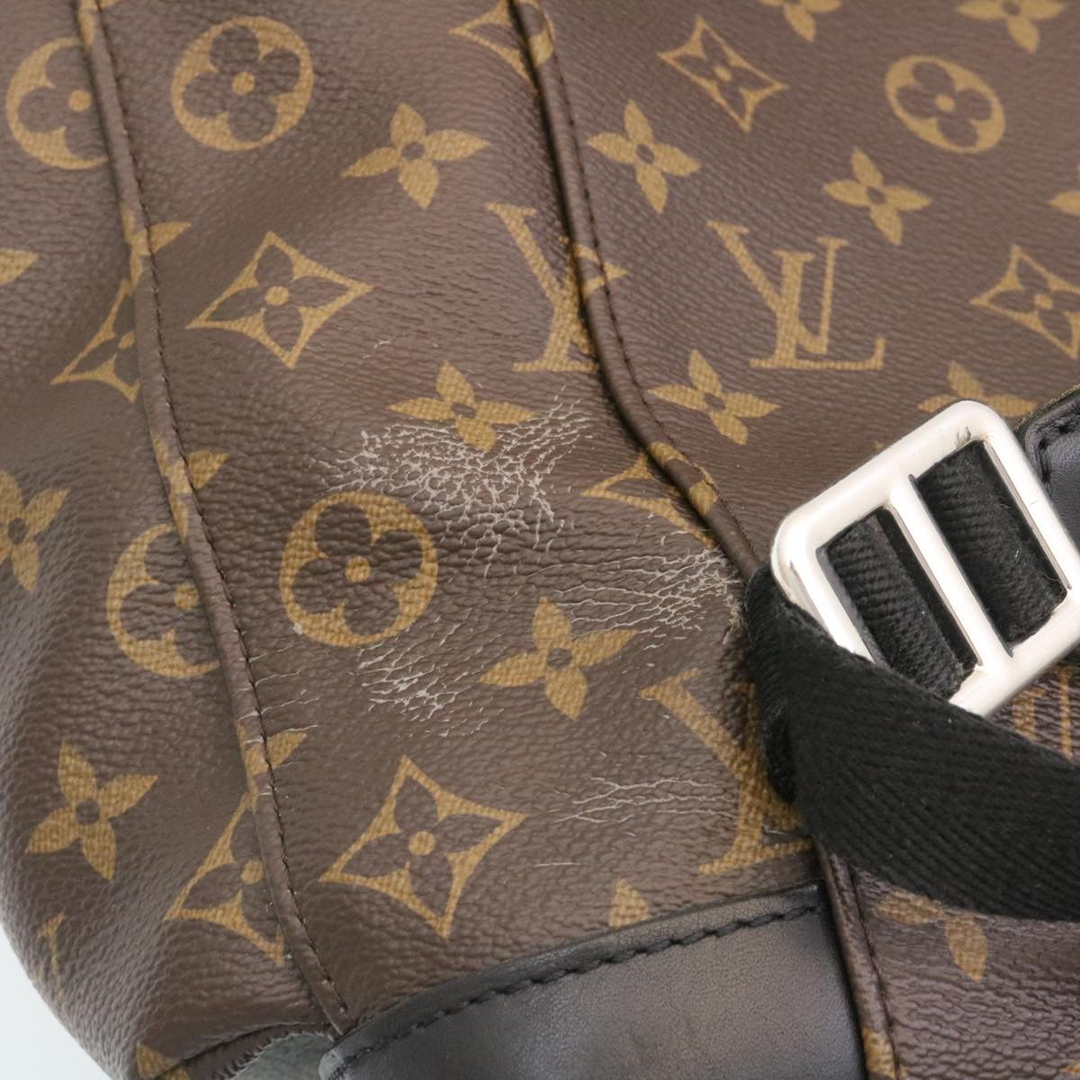 LOUIS VUITTON Monogram Macassar Christopher PM Backpack M43735 LV rz083A
