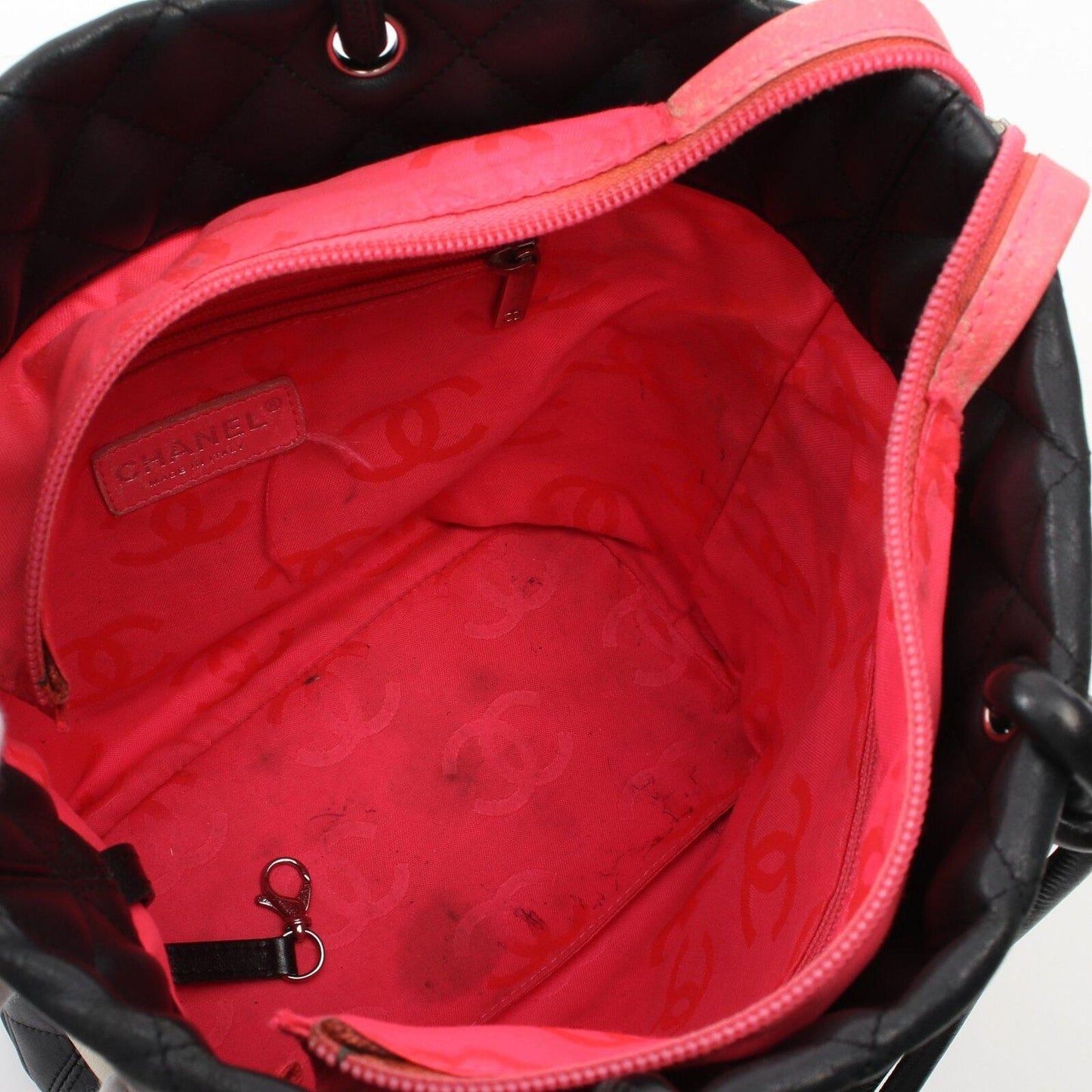 CHANEL CAMBON LINE MEDIUM HAND BAG TOTE BAG A25167 #RC691