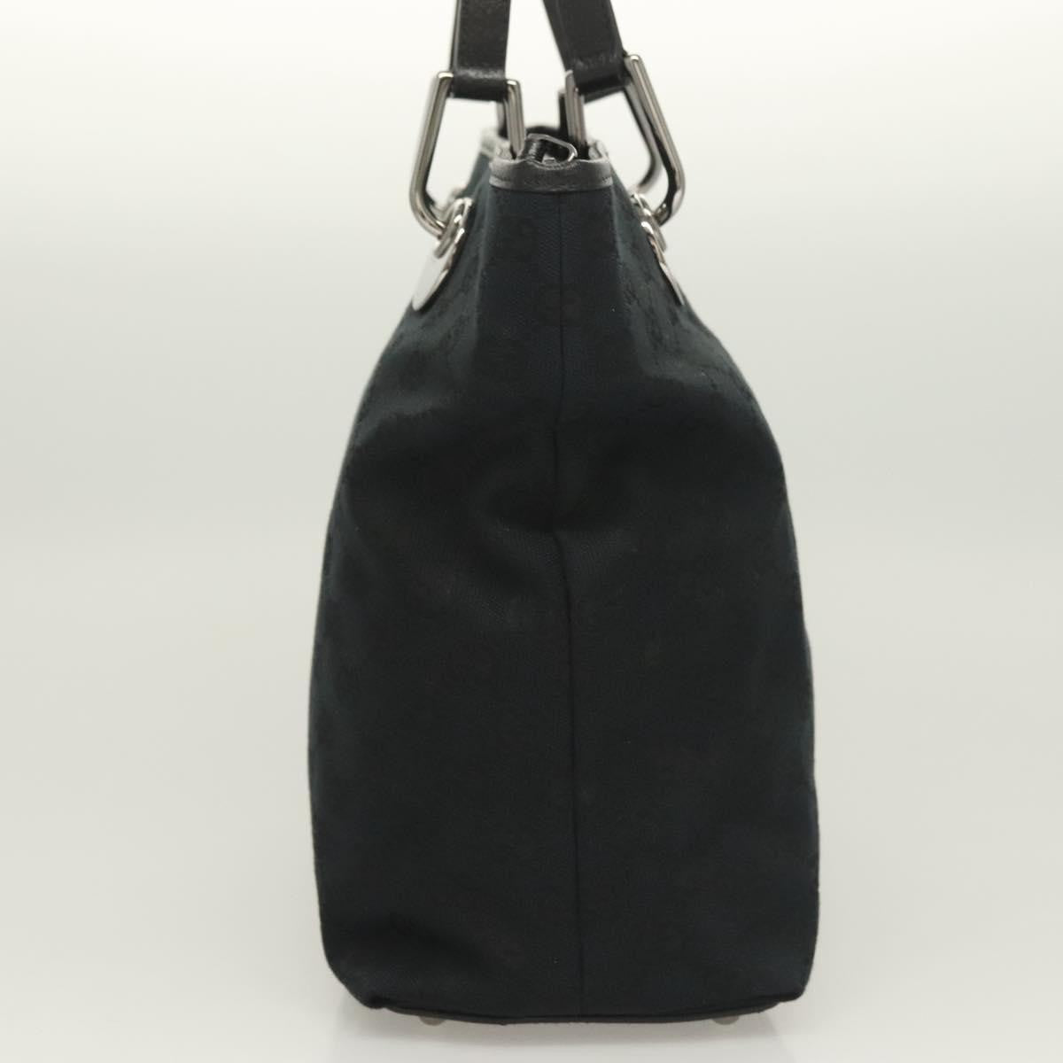 Gucci Eclipse Tote Gg Canvas Black Canvas Tote Bag Bag ( )