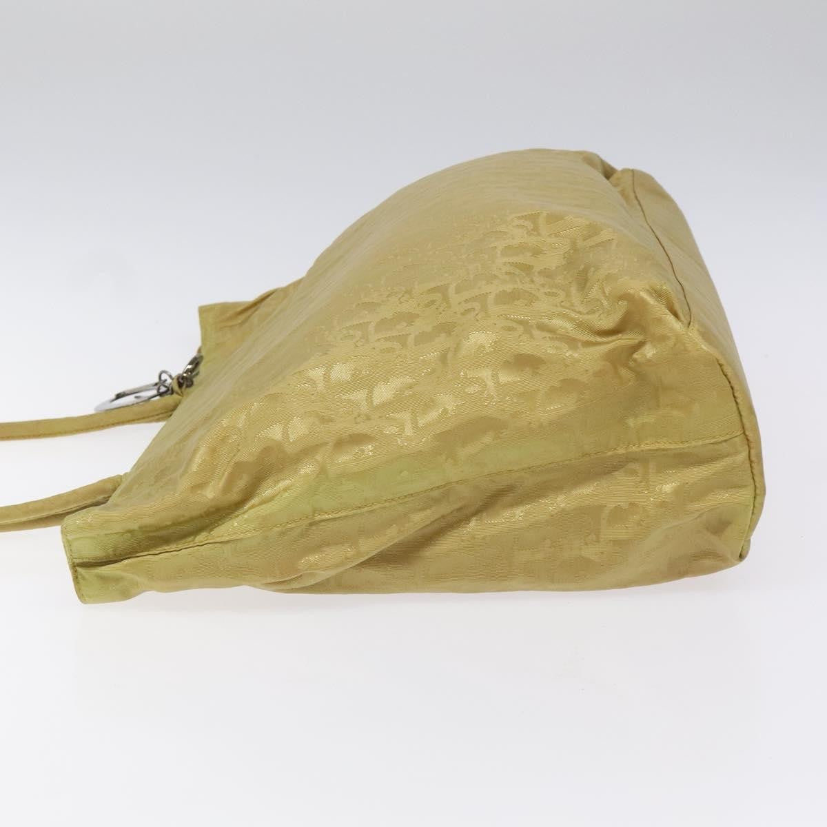 Christian Dior   Trotter Open Tote Diorissimo Canvas Yellow Canvas Tote Bag Bag ()