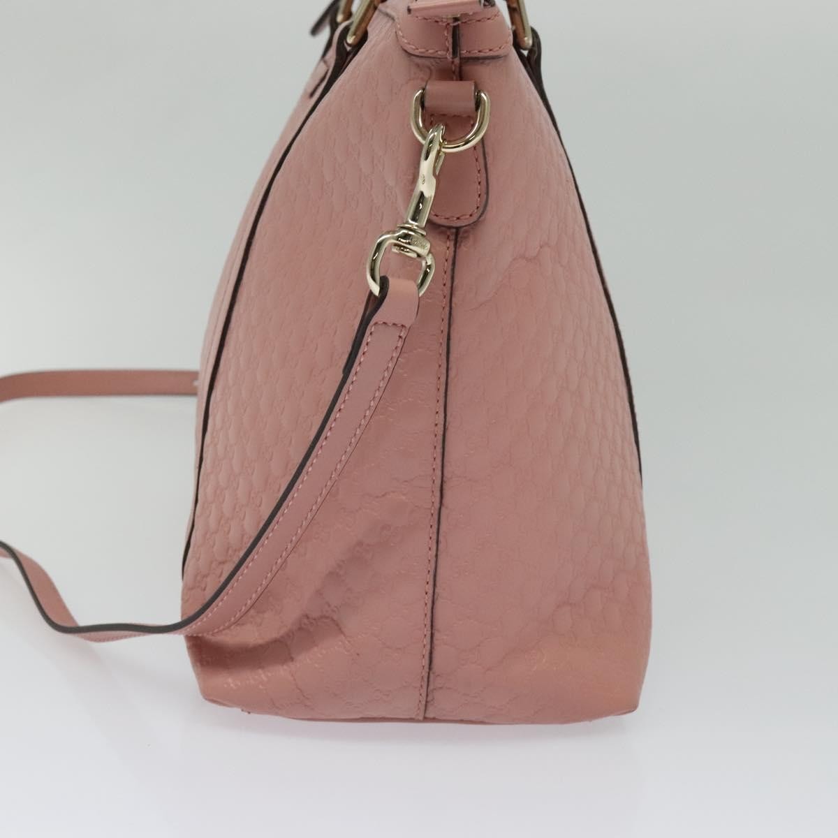 Gucci Margaux Tote (Outlet) Microguccissima Leather Pink Leather Bag ( )