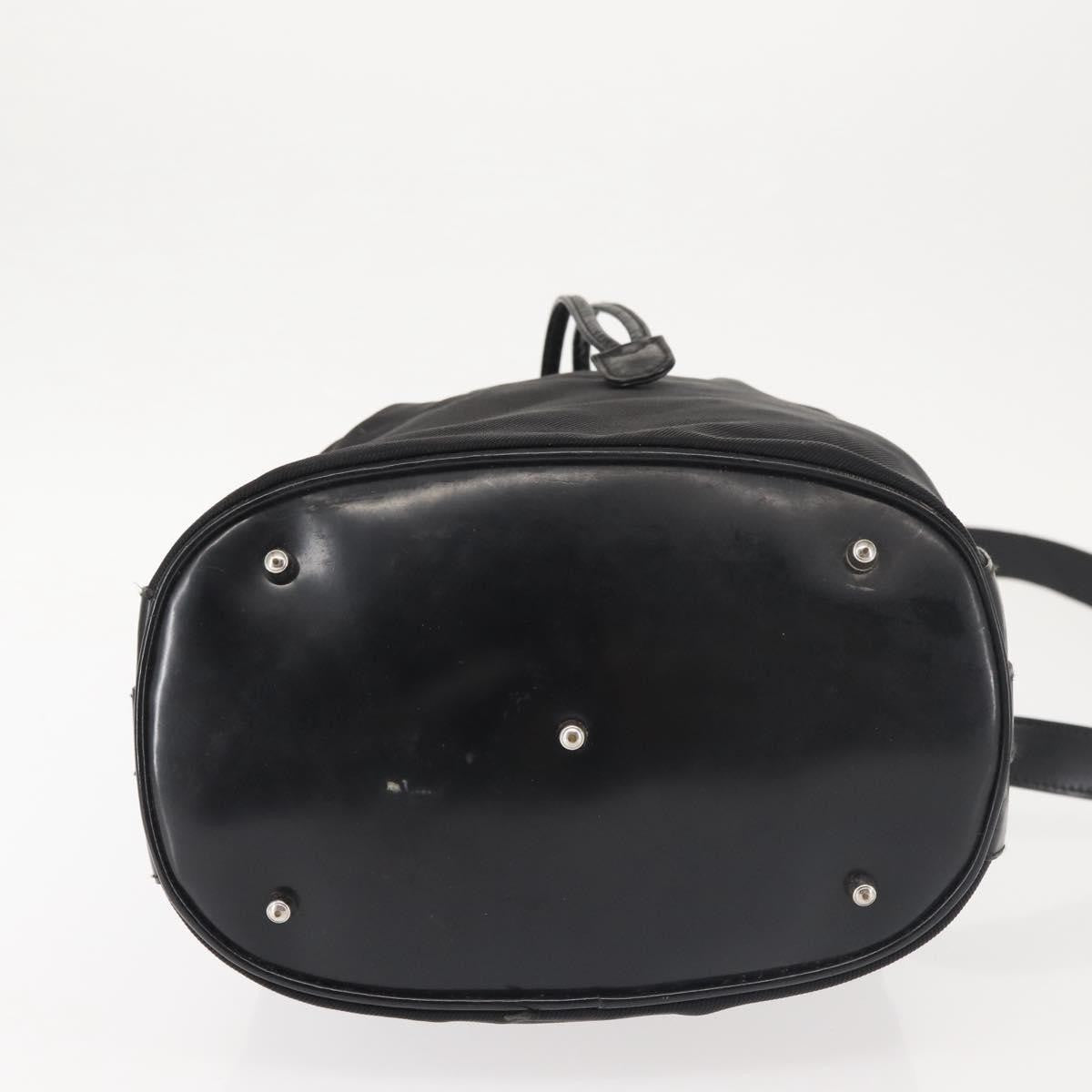 Gucci   Bamboo Bucket Bag Nylon And Leather Black Nylon Bag ( )