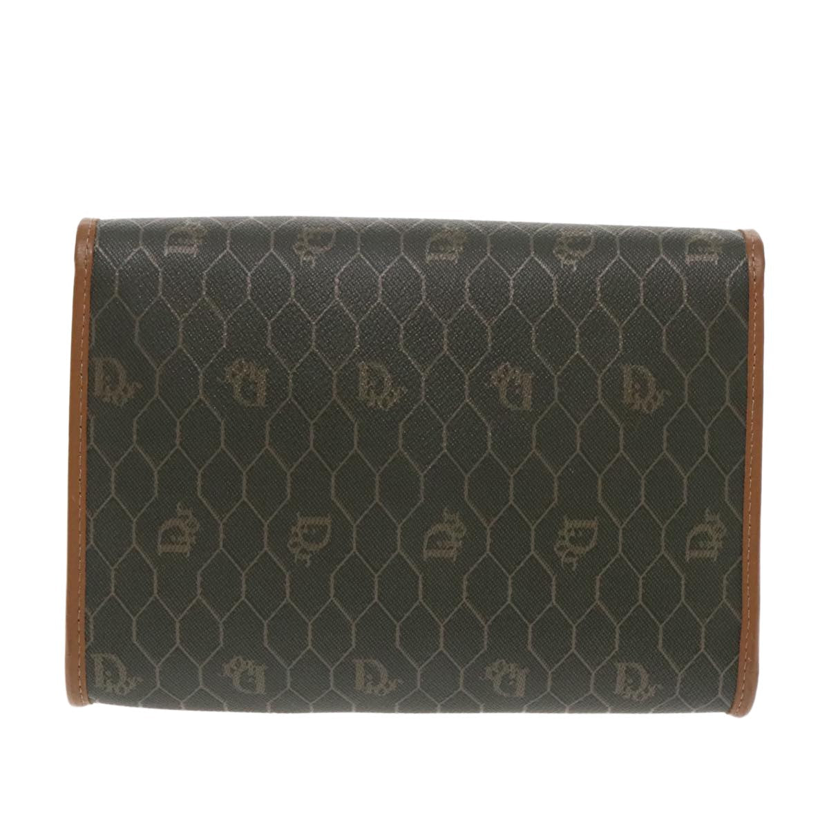 Christian Dior   Honeycomb Chain Canvas Khaki Canvas Shoulder Bag Bag ()