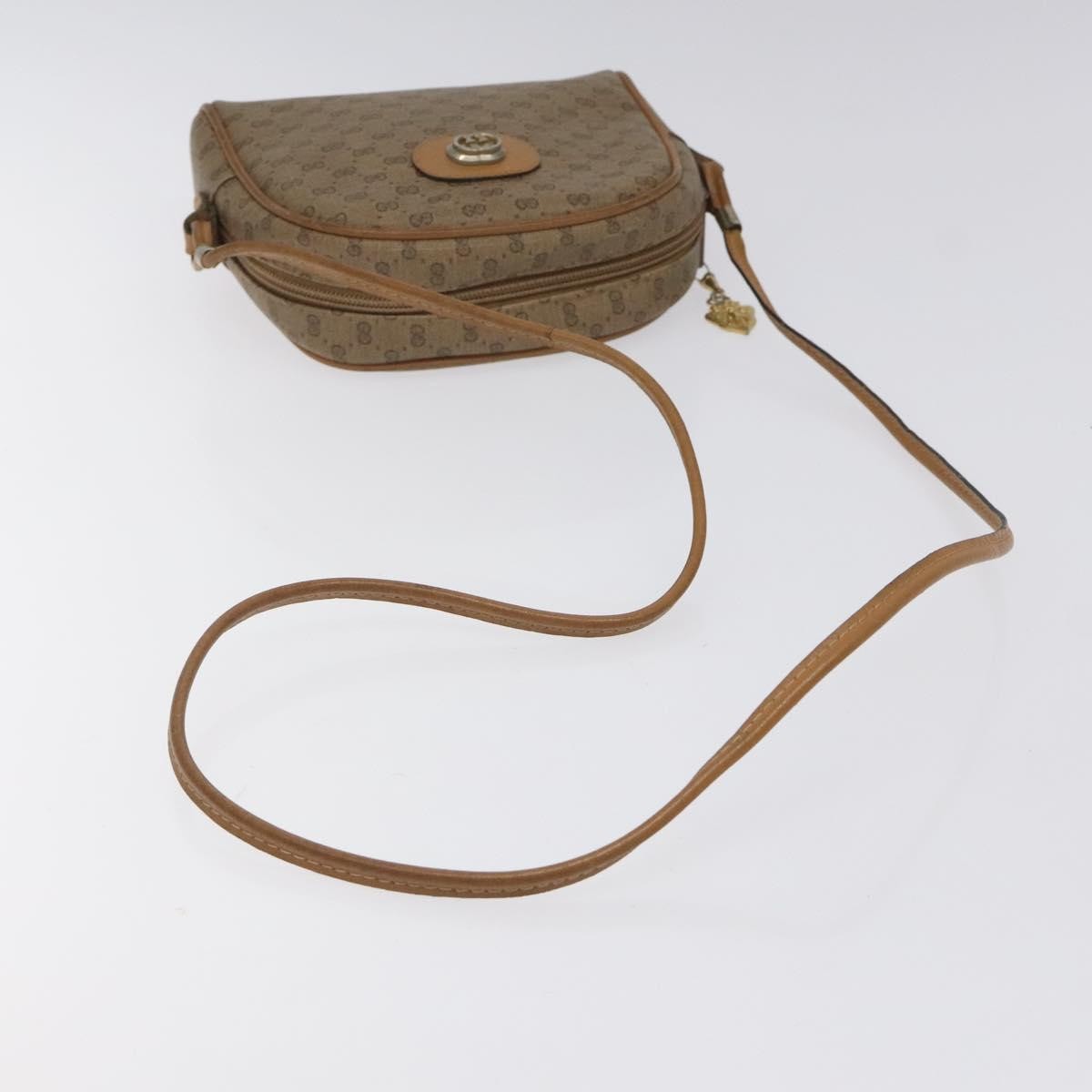 Gucci Micro Gg Supreme Shoulder Bag Gg Canvas Beige Pvc Shoulder Bag Bag ( )
