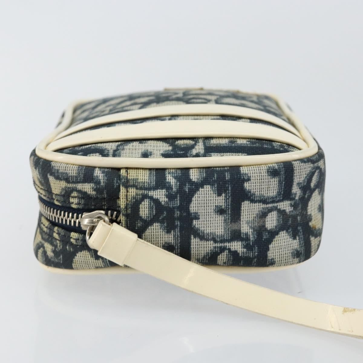 Christian Dior   Trotter Pouch Diorissimo Canvas Navy Pvc Clutche & Pouche Bag ()