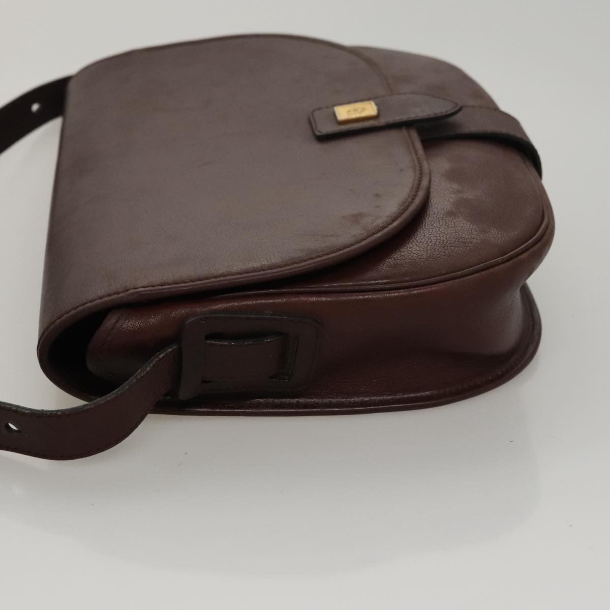 Christian Dior   Trotter Shoulder Bag Canvas Burgundy Leather Shoulder Bag Bag ()