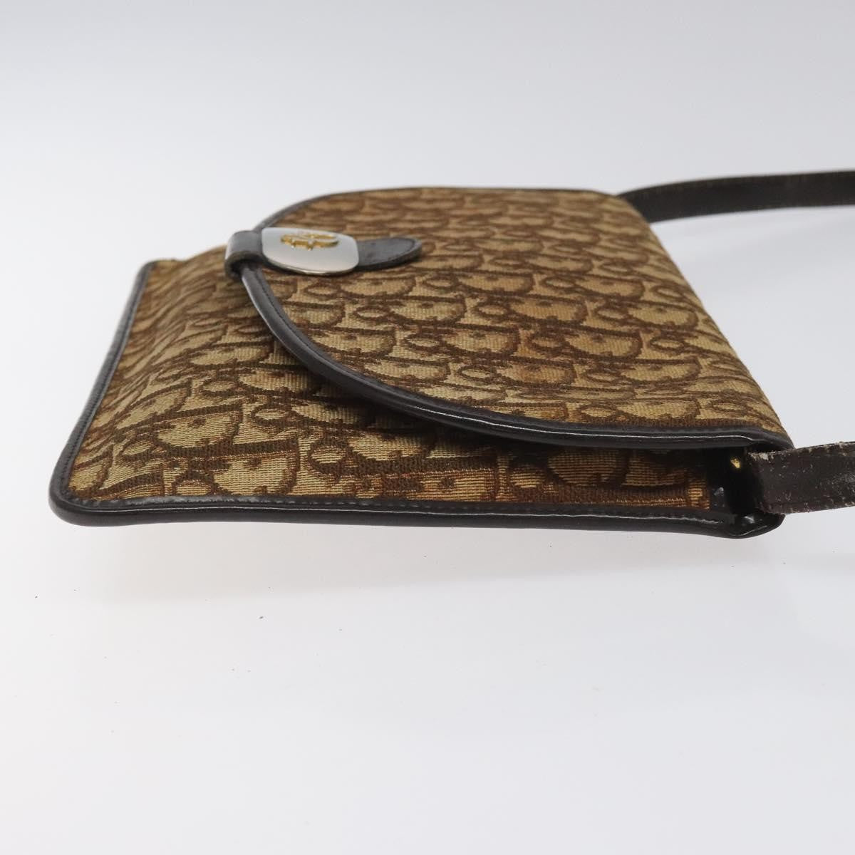Christian Dior   Trotter Shoulder Bag Canvas Brown Canvas Bag ()