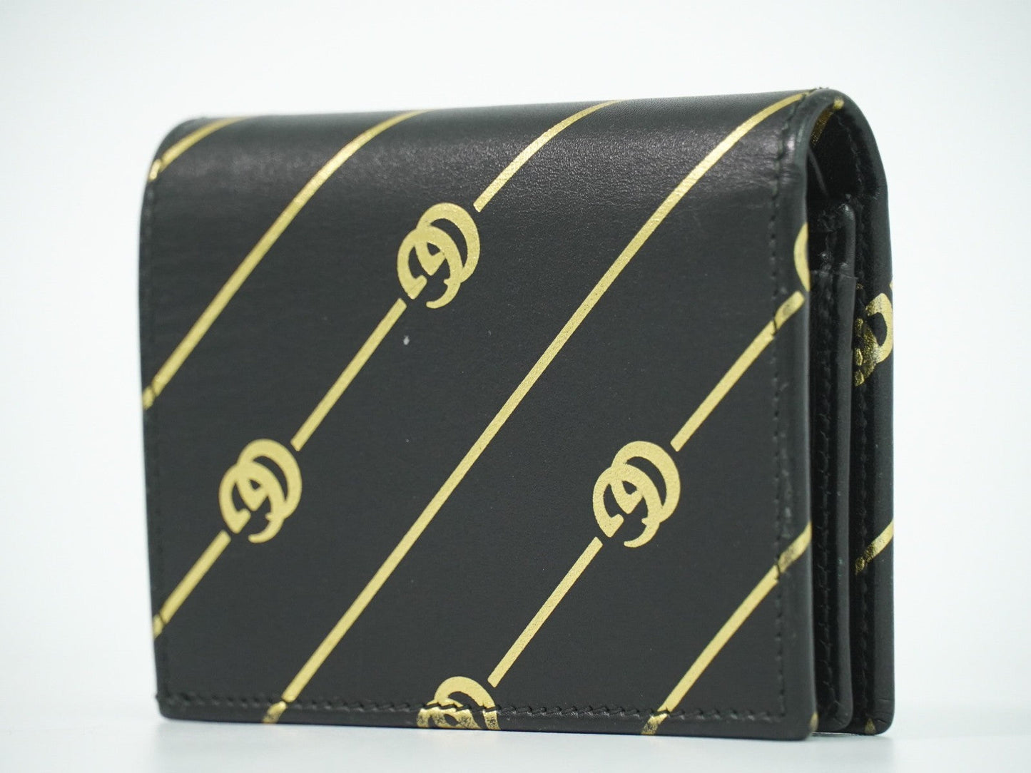 Gucci Gg Marmont Wallet Leather Black Leather Wallets Accessory ( )