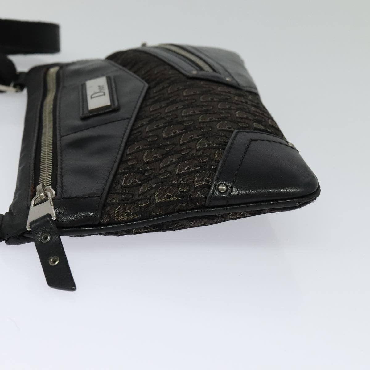 Christian Dior   Trotter Shoulder Bag Canvas Black Canvas Shoulder Bag Bag ()
