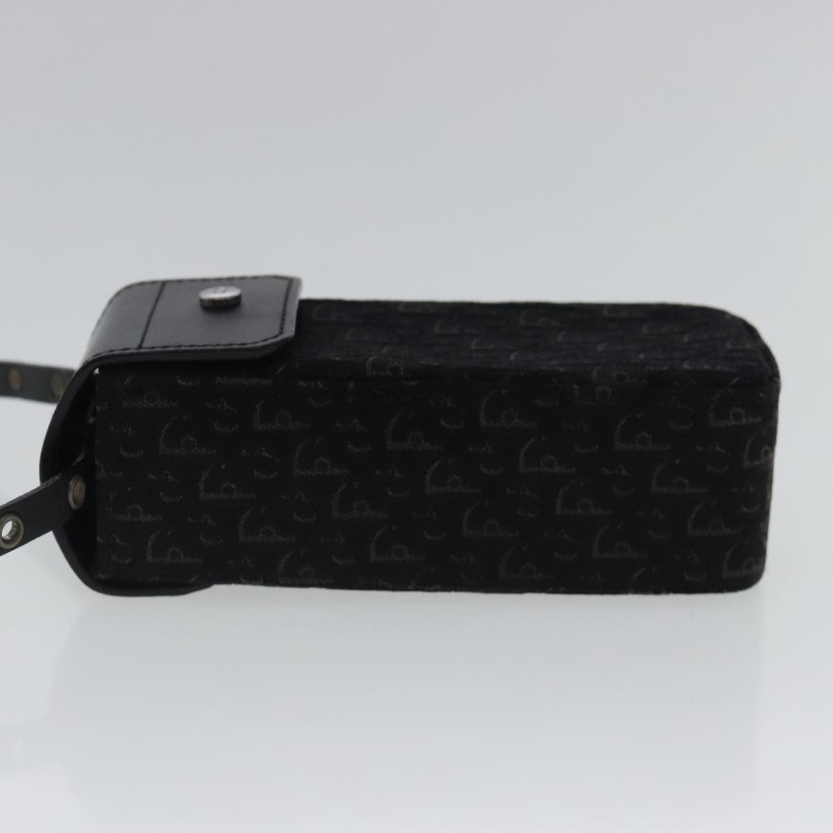 Christian Dior   Trotter Pouch Diorissimo Canvas Black Canvas Clutche & Pouche Bag ()
