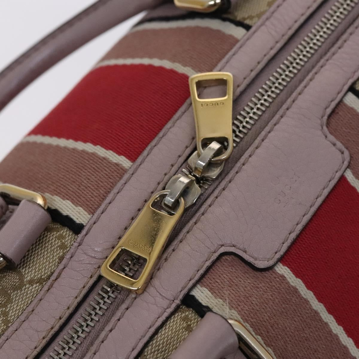 Gucci   Web Boston Bag Gg Canvas Beige Canvas Bag ( )
