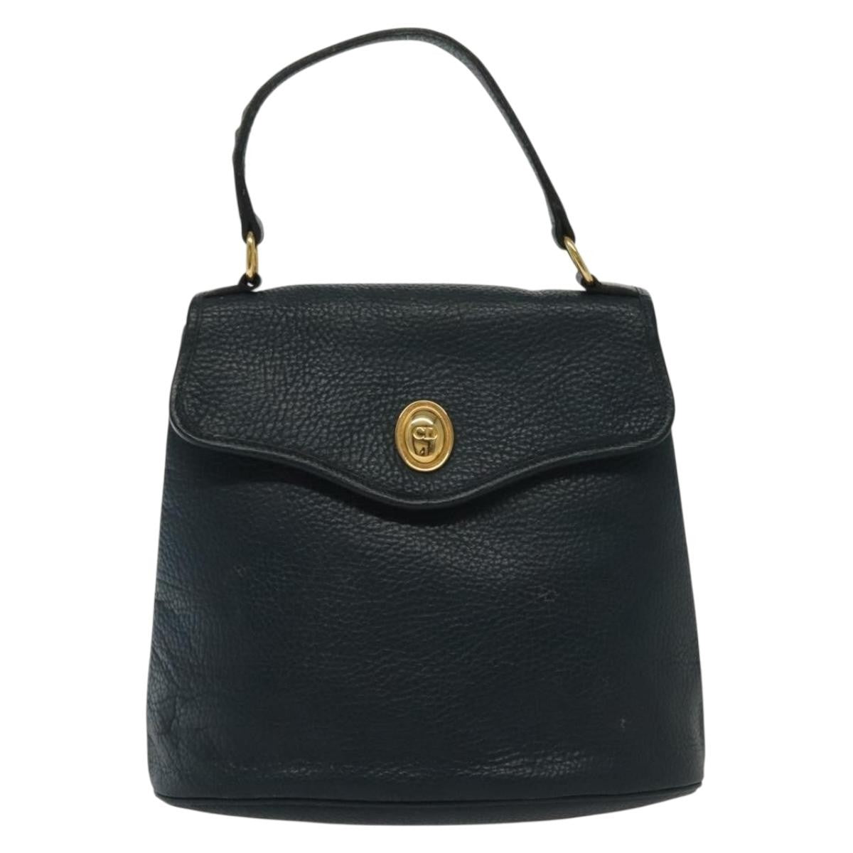 Christian Dior   Handbag Leather Navy Leather Handbag ()