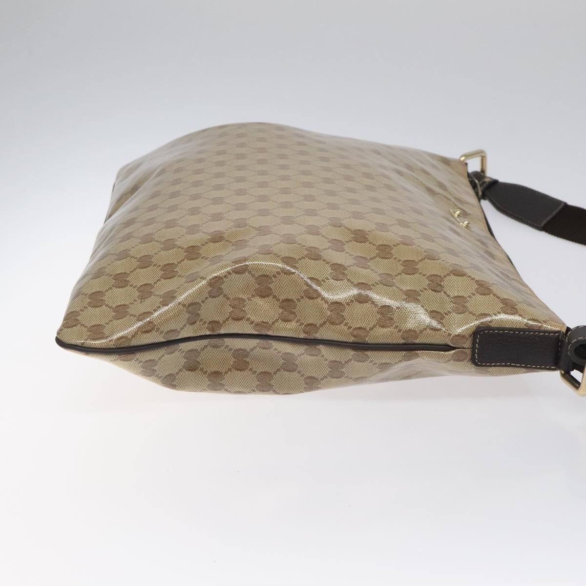 Gucci Flap Messenger Bag (Outlet) Gg Coated Canvas Beige Canvas Shoulder Bag Bag ( )