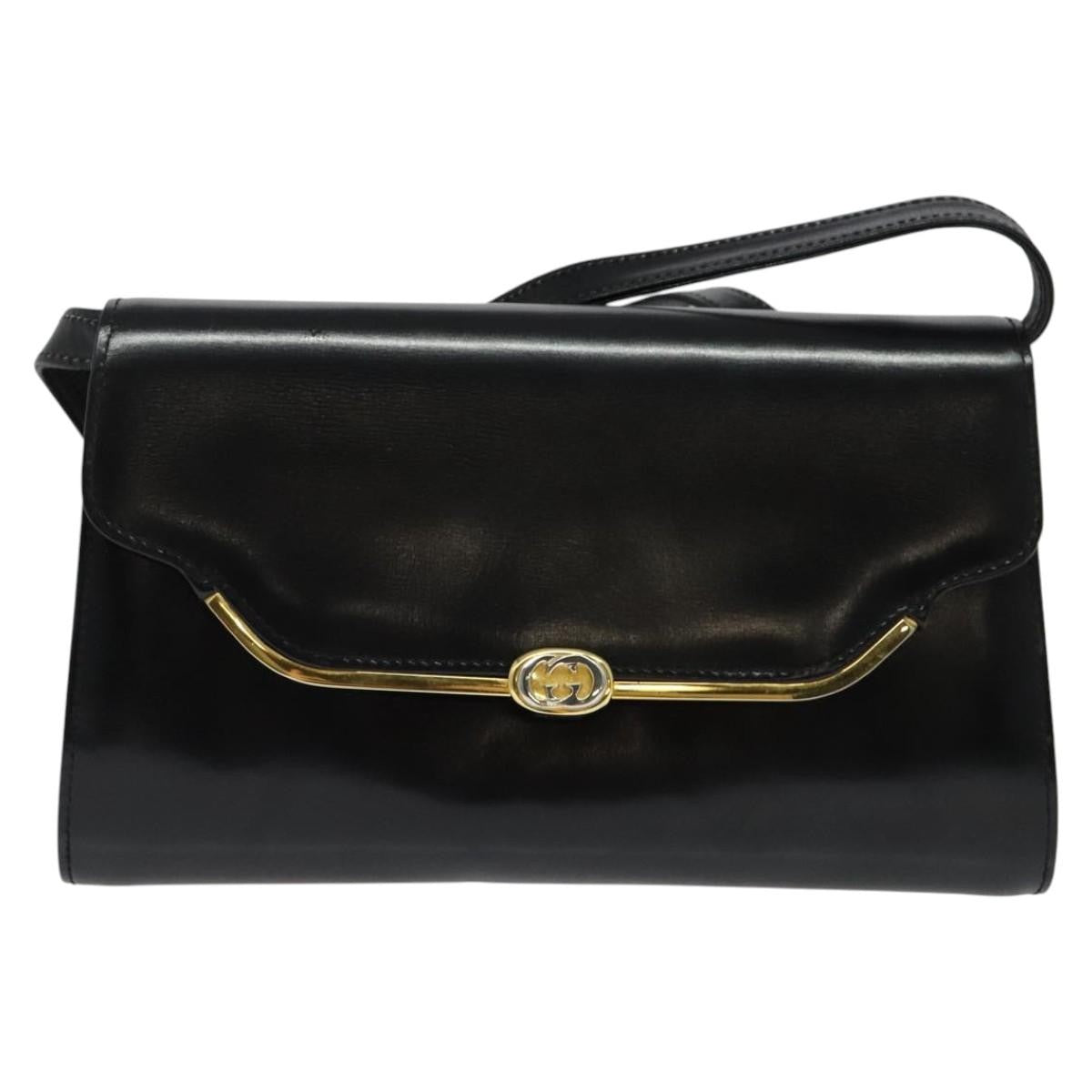 Gucci   Shoulder Bag Leather Black Leather Shoulder Bag Bag ( )