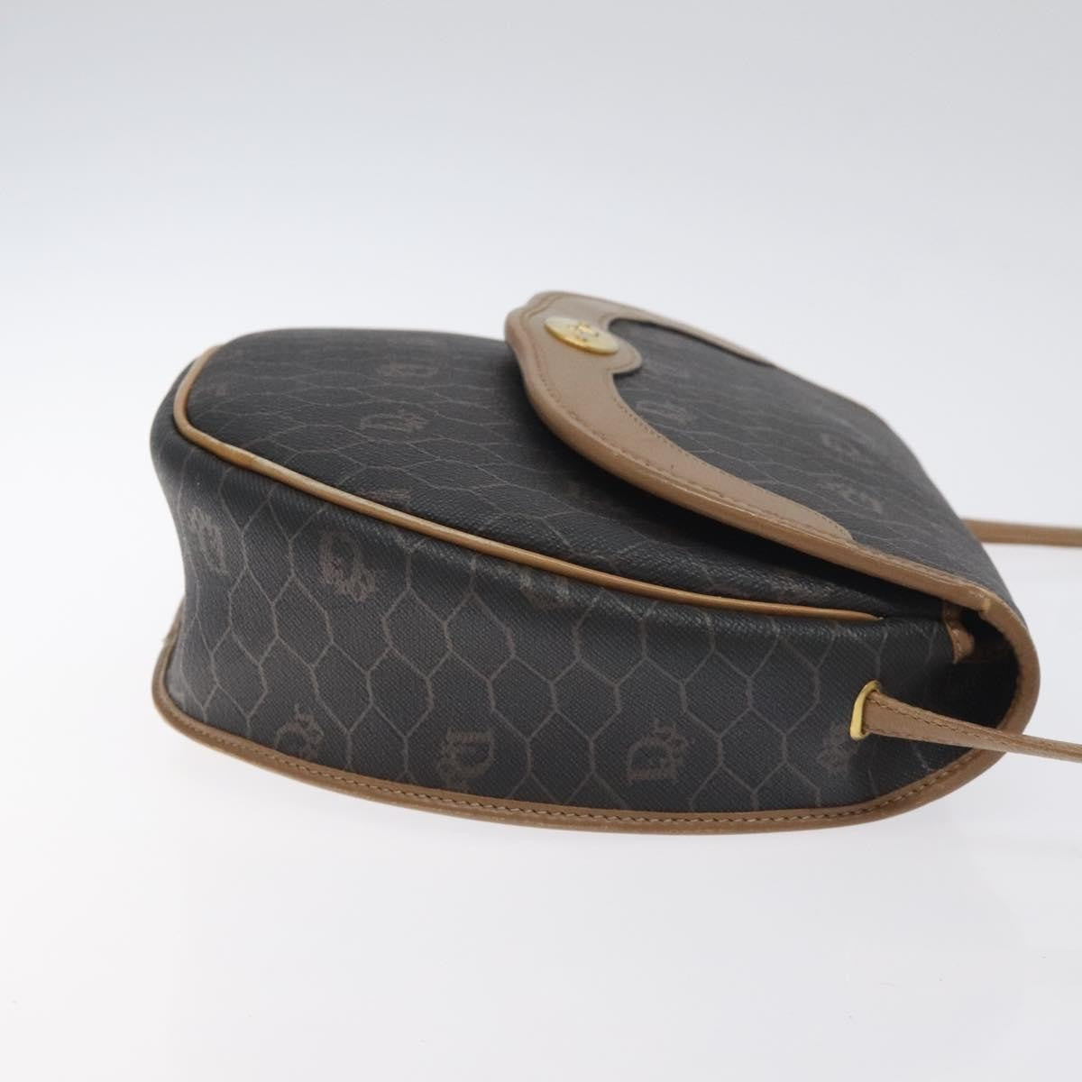 Christian Dior   Honeycomb Shoulder Bag Canvas Black Canvas Bag ()