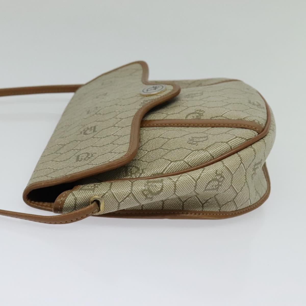 Christian Dior   Honeycomb Shoulder Bag Canvas Beige Canvas Bag ()
