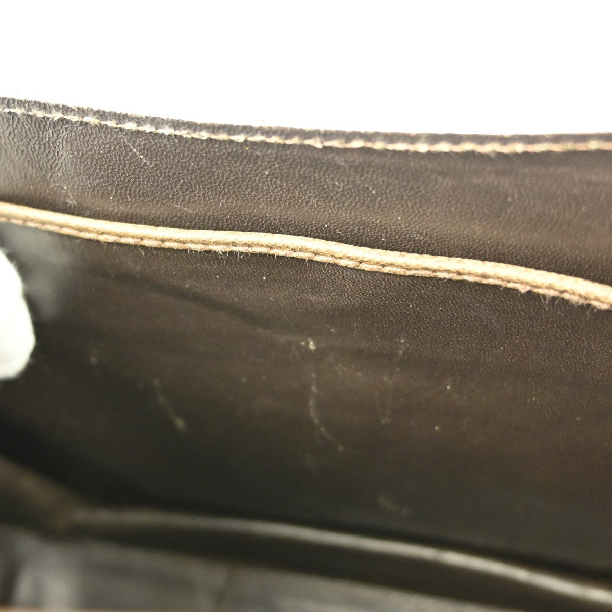 Gucci   G Logo Shoulder Bag Leather Brown Leather Shoulder Bag Bag ( )